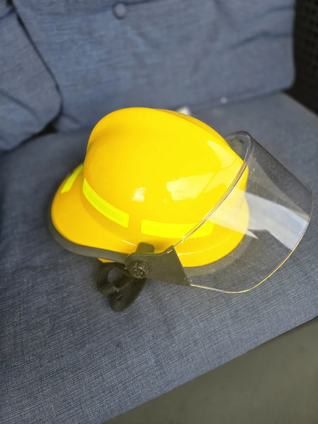 Yellow Professional Firefighter  Safety Helmet