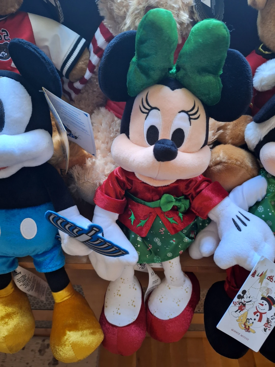 Disney Holiday Mickey Mouse Plush and F.A.O Schwarz bears - photo 4