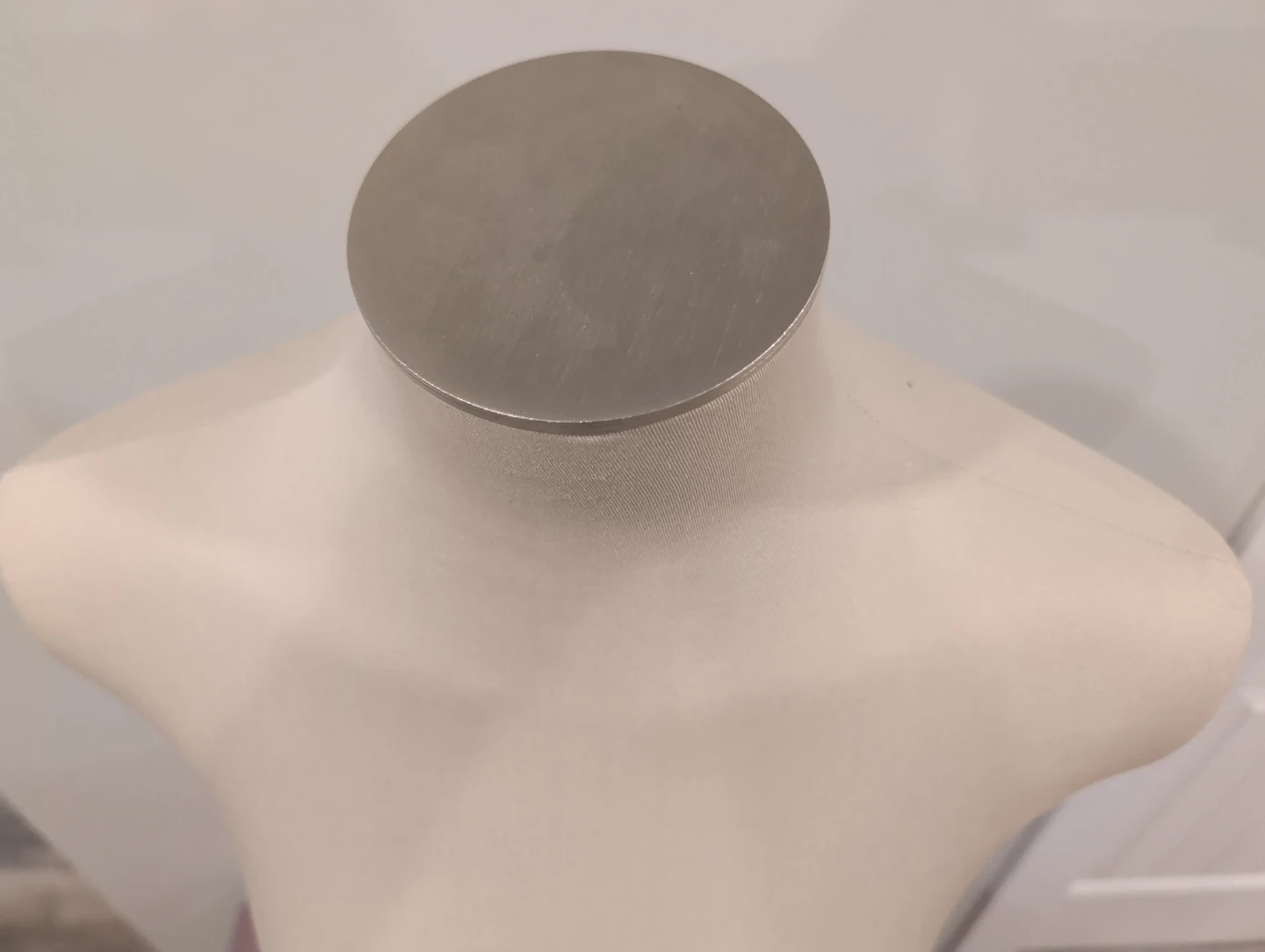 Female Tabletop Mannequin Torso with Adjustable Metal Stand - photo 5