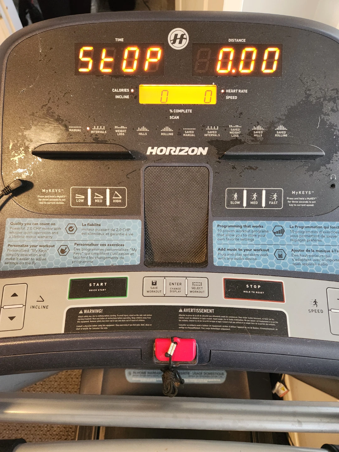 Horizon Fitness Treadmill - photo 2