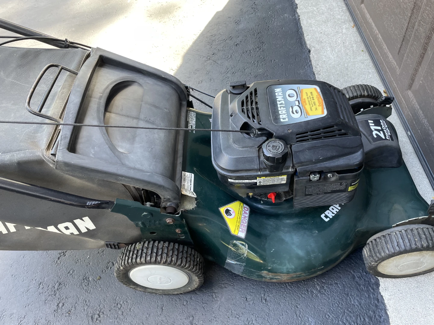 Craftsman 6.0 Front Drive Lawn Mower - photo 2