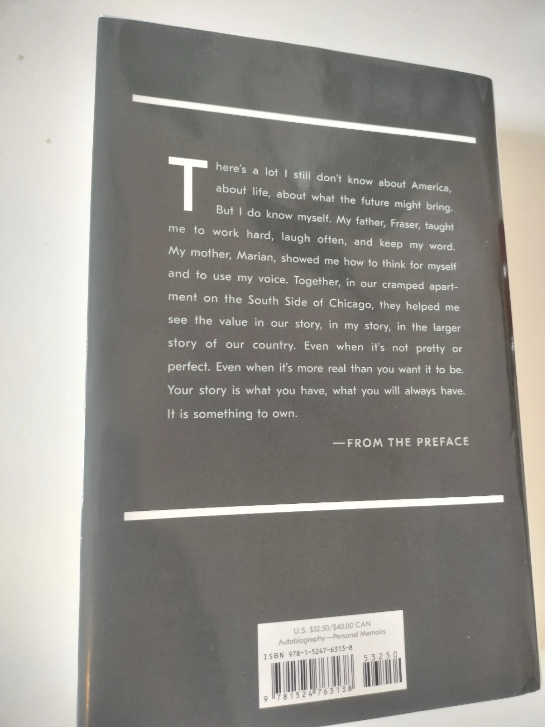 Becoming by Michelle Obama Hardcover Book - photo 2