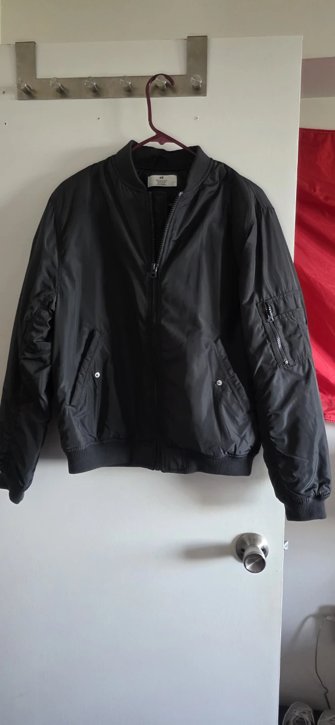H&M Black Bomber Jacket