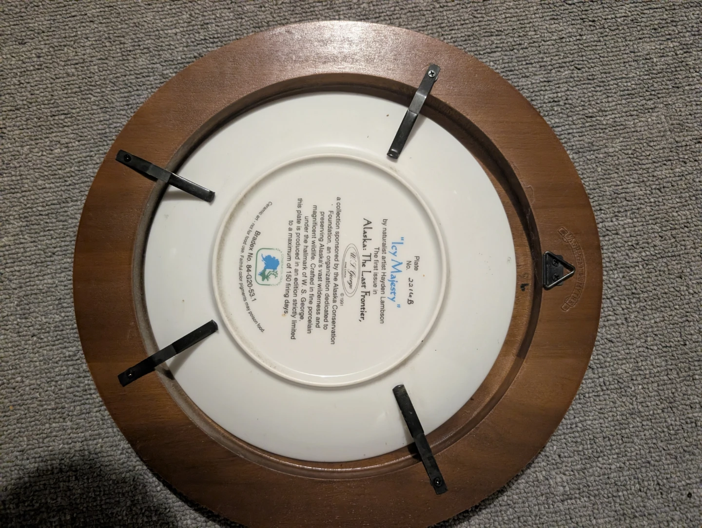 W.S. George Icy Majesty Collector Plate - photo 2