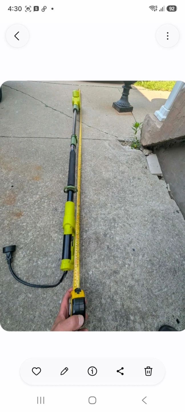 Ryobi Electric Pole Hedge Trimmer