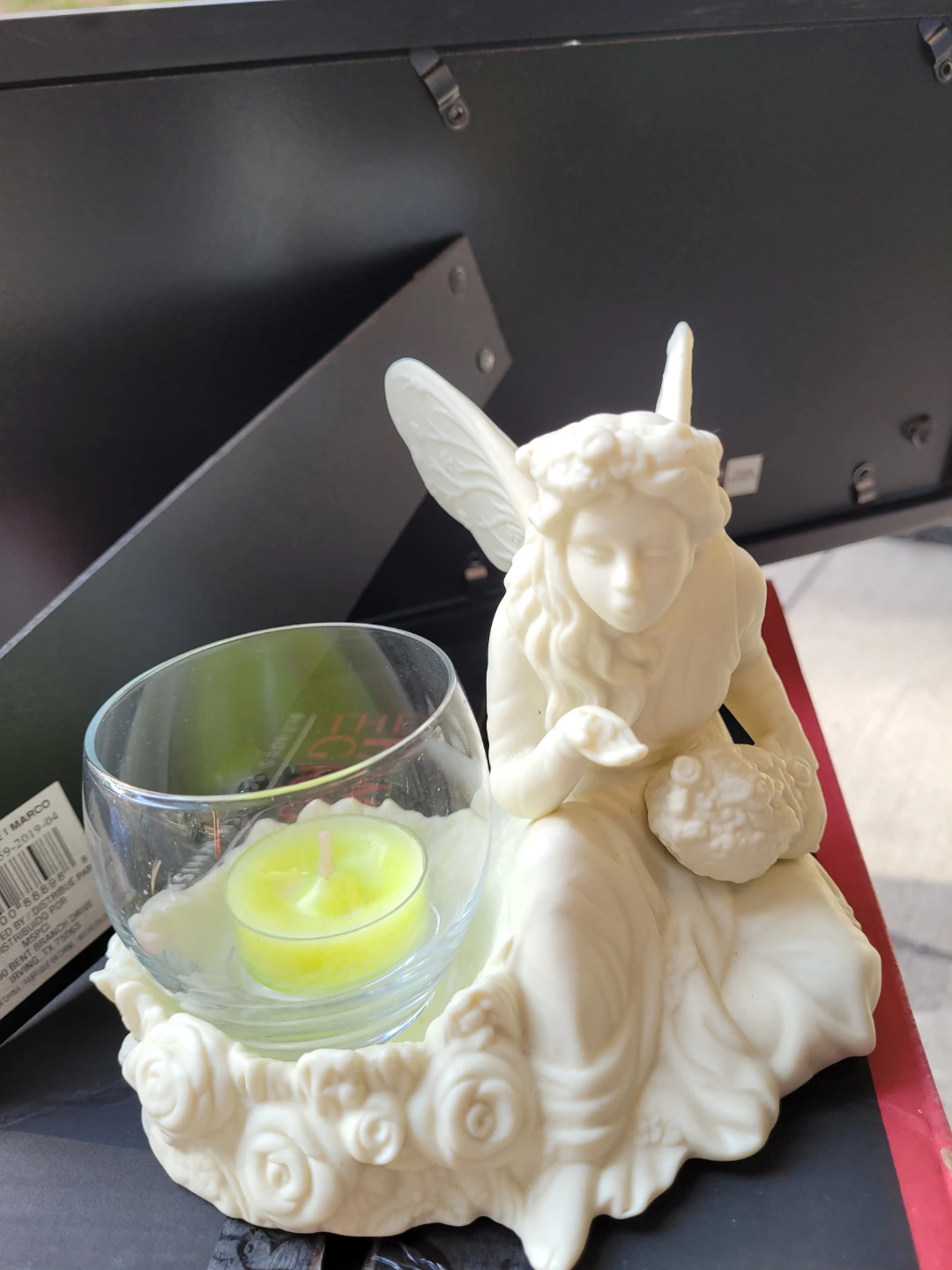Pixie Figurine Tea Light Candle Holder