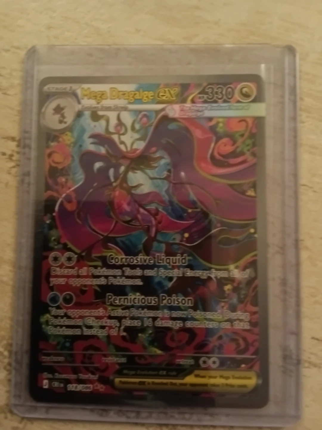 Mega Dragalge EX Trading Card