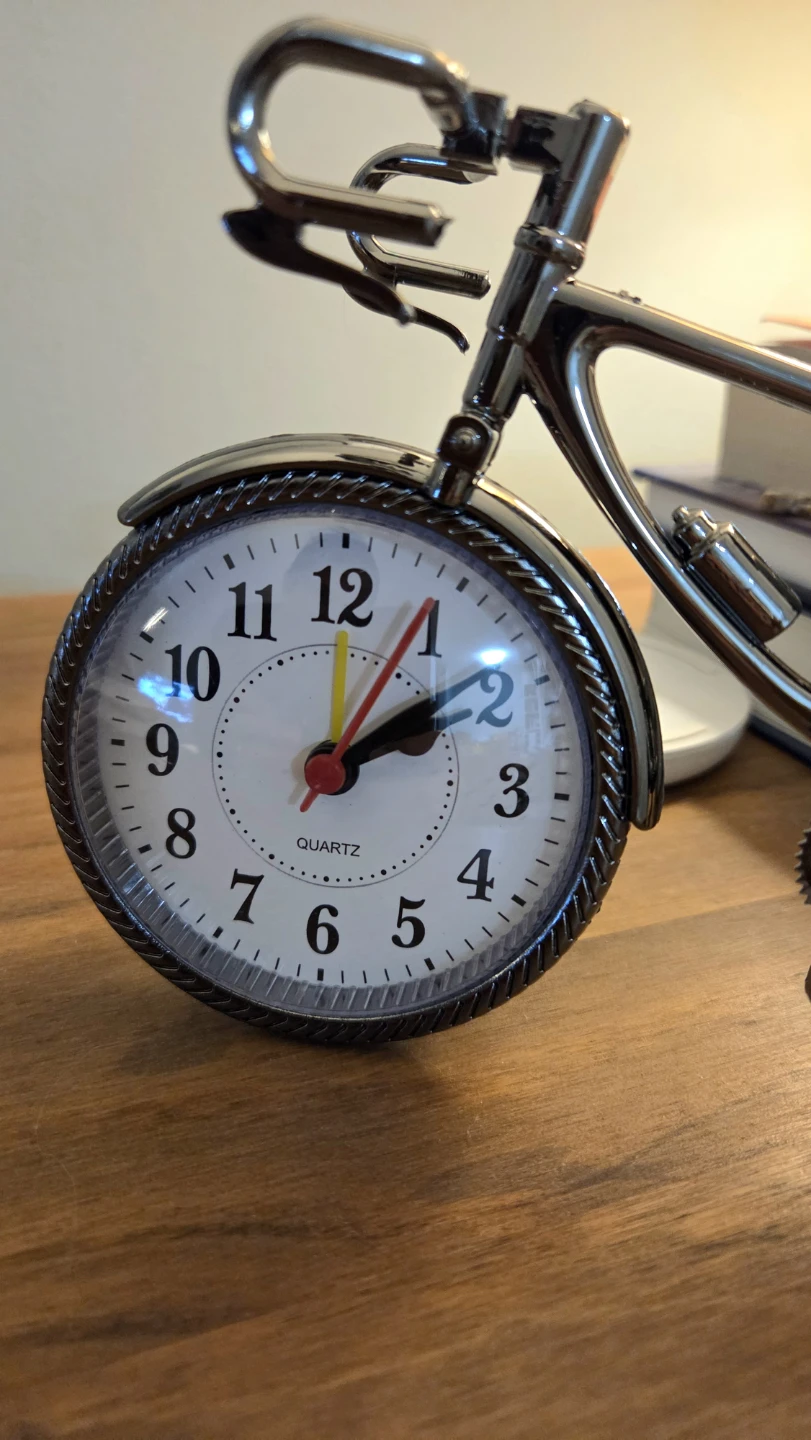 Vintage Bicycle Alarm Clock Display *new - photo 2