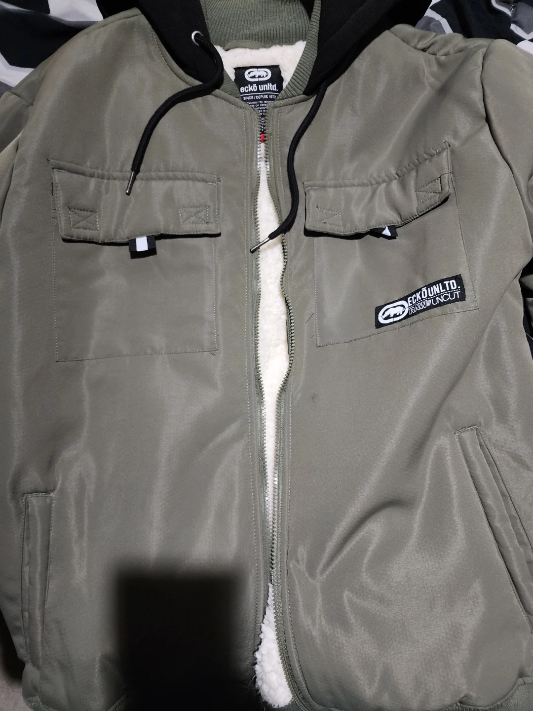Ecko Unltd. Sherpa Lined Hooded Jacket