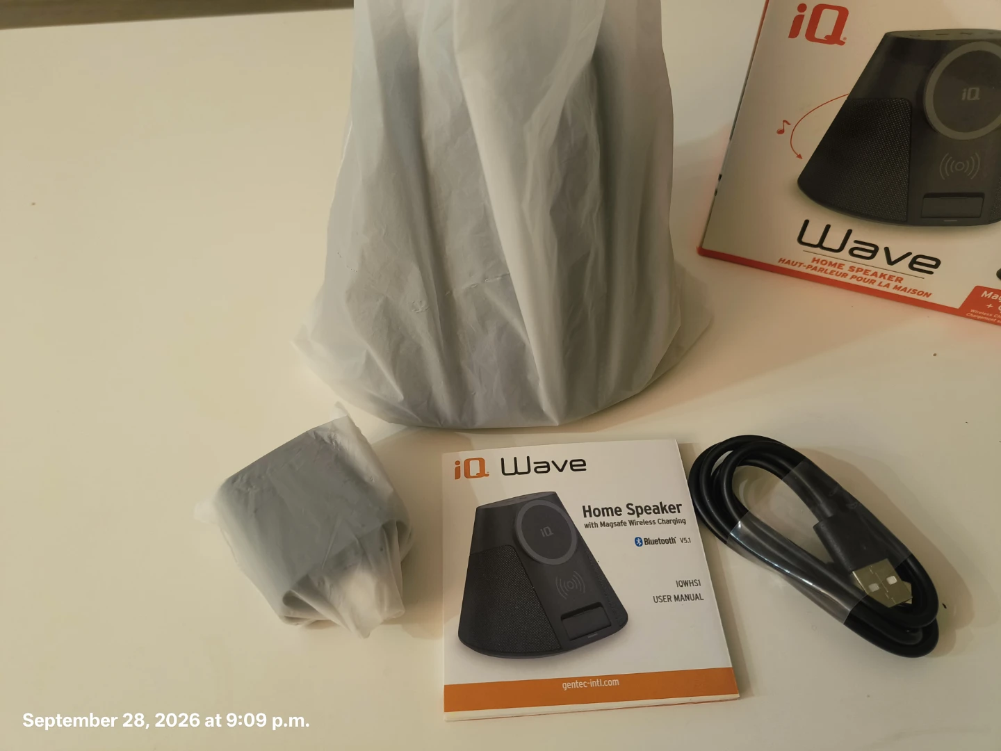 iQ Wave Home Speaker Bluetooth v5.1 with Magsafe - photo 3