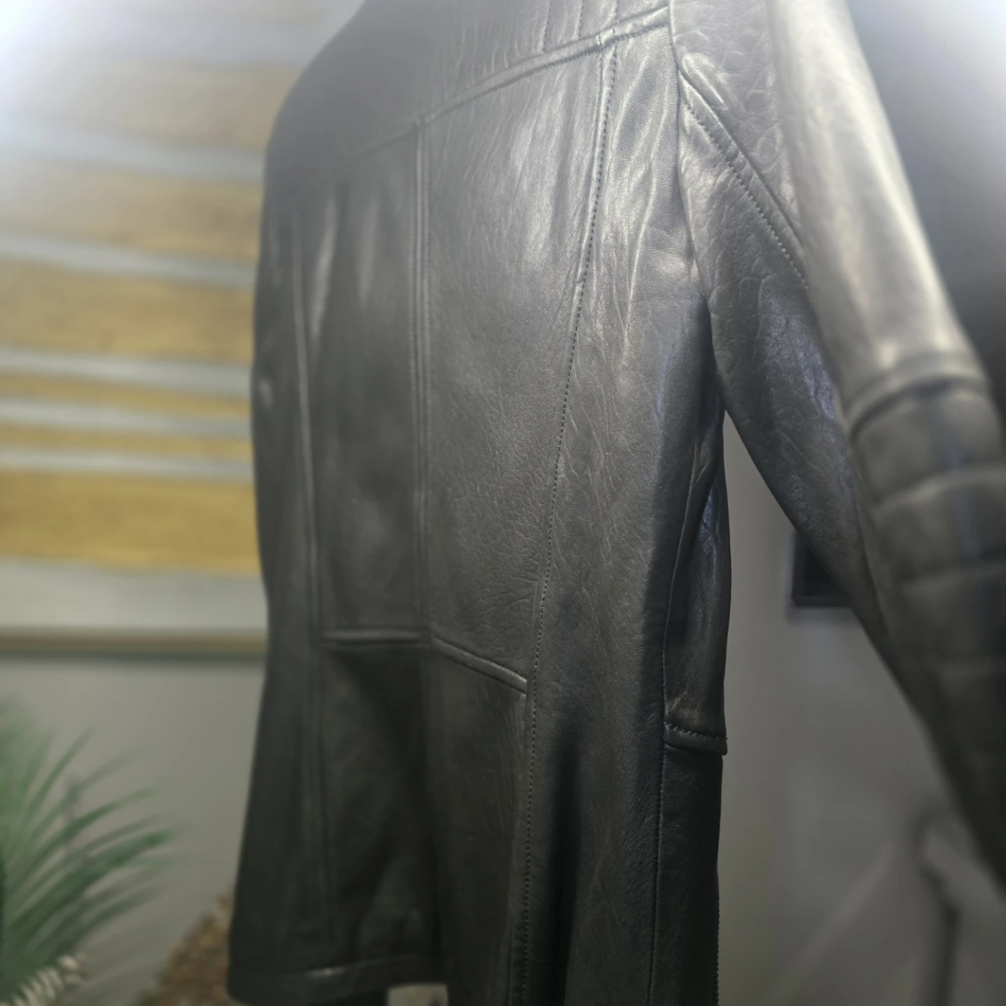 Danier Black Leather Jacket