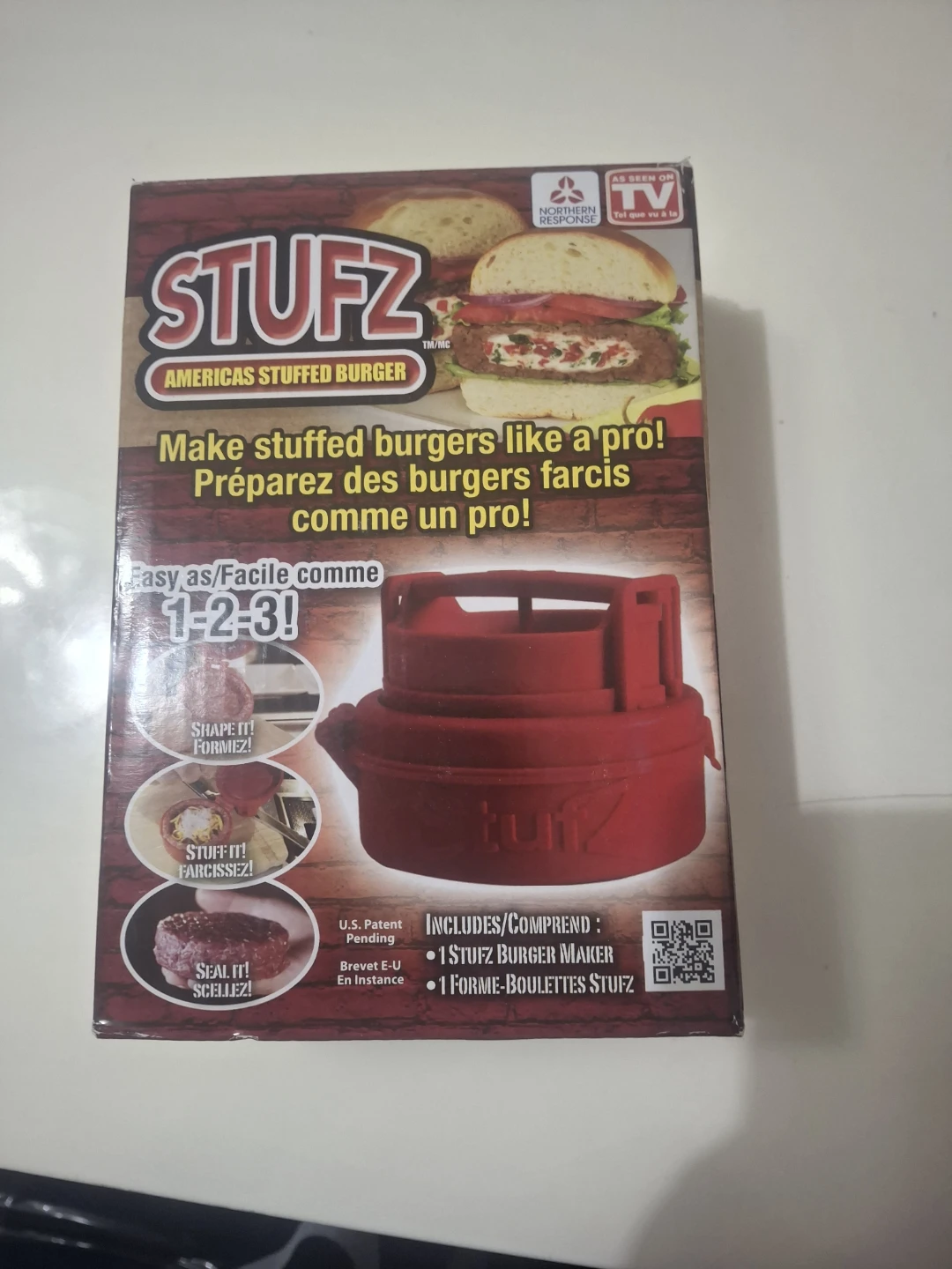 STUFZ Americas Stuffed Burger Maker