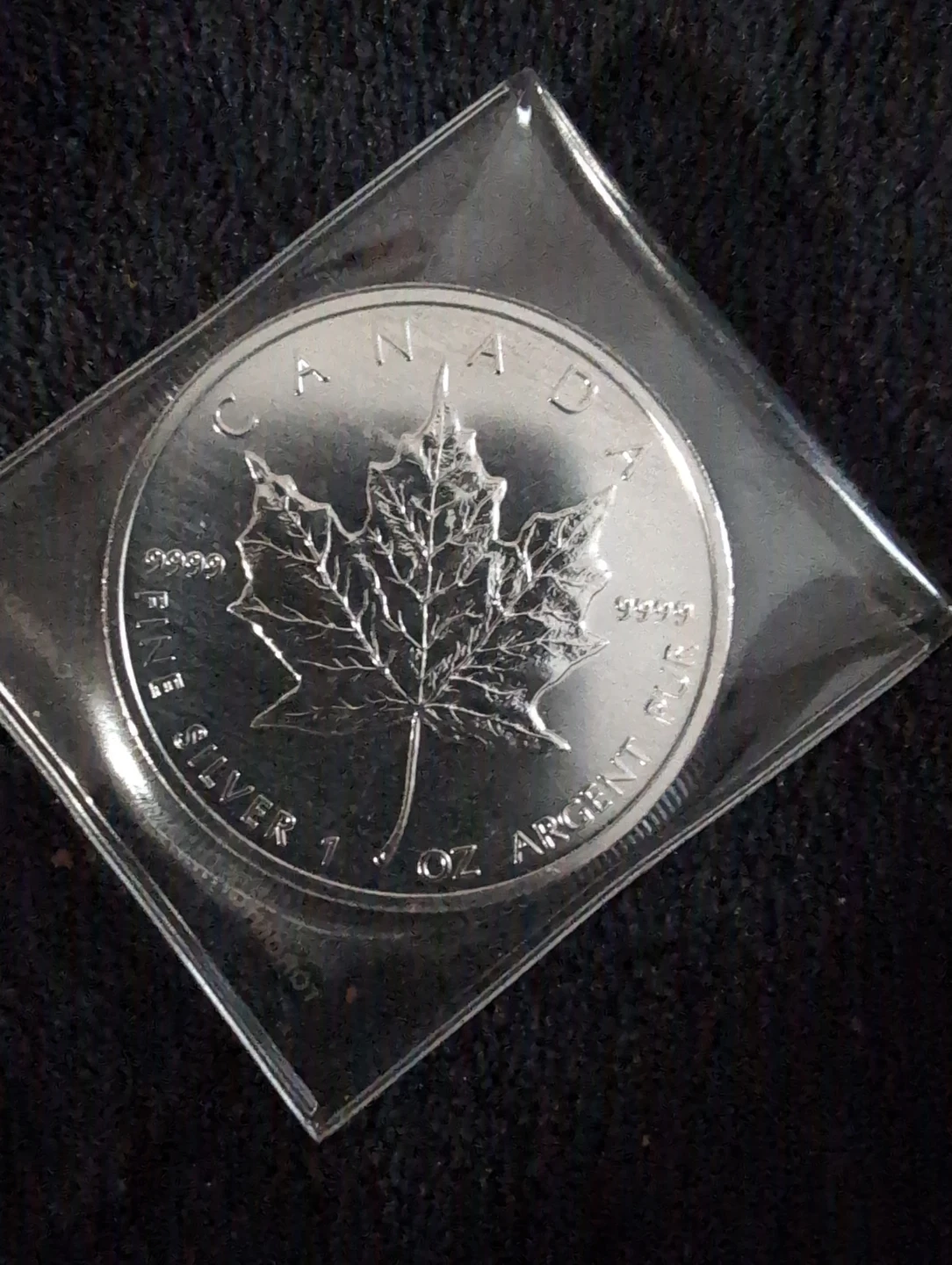 2013 Scotiabank 1 oz Silver Maple Leaf Coin