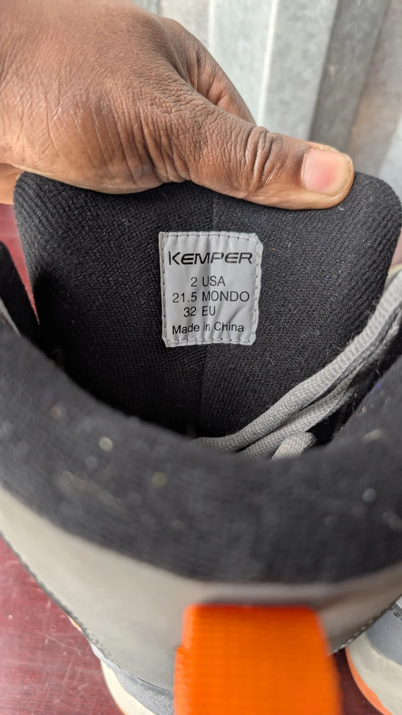 Kemper Kids Snowboard Boots Grey/Orange 2 US - photo 4