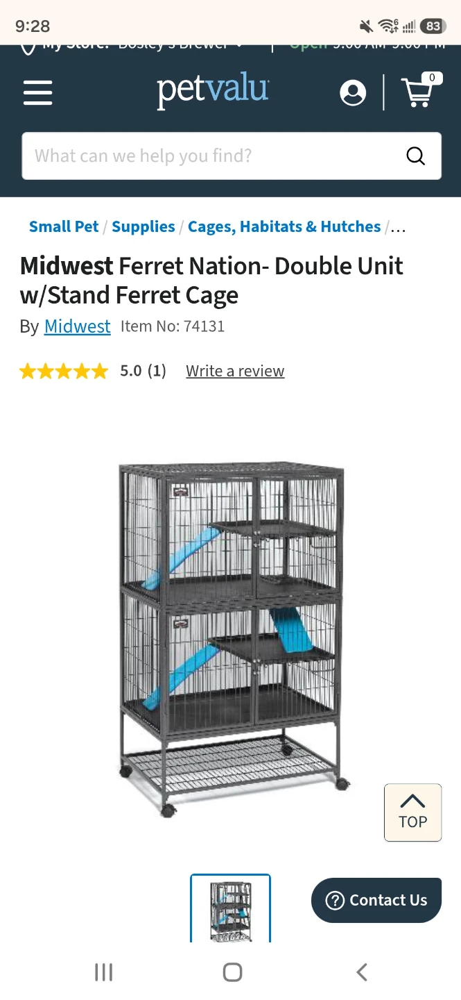 MidWest Ferret Nation Double Unit Cage