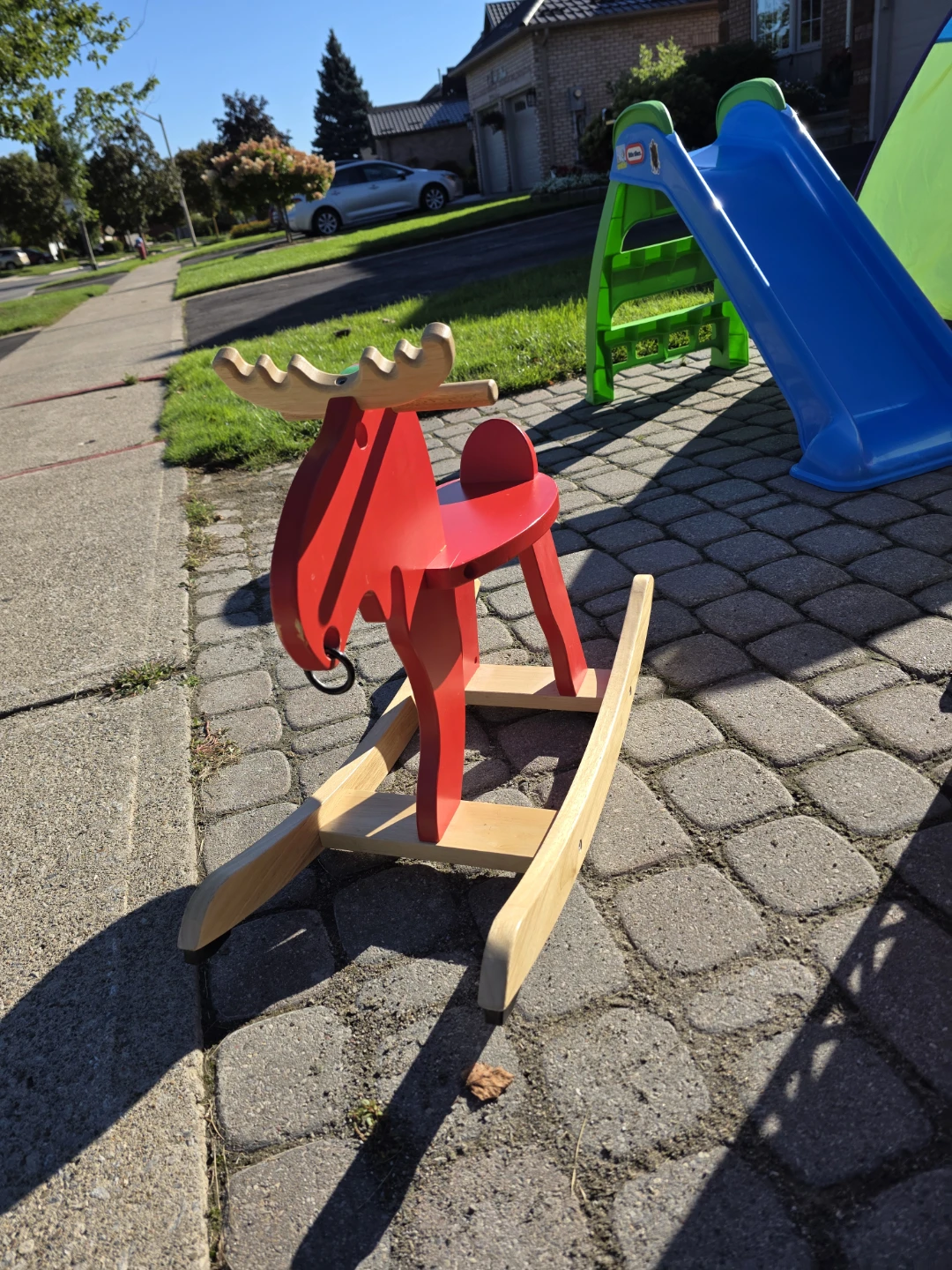Wooden Moose Rocking Toy - photo 2