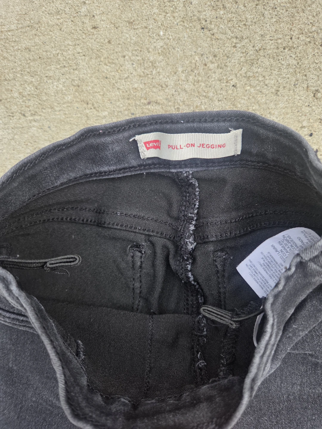 Levi's Black Pull-On Jeggings Size 6 Years - photo 2
