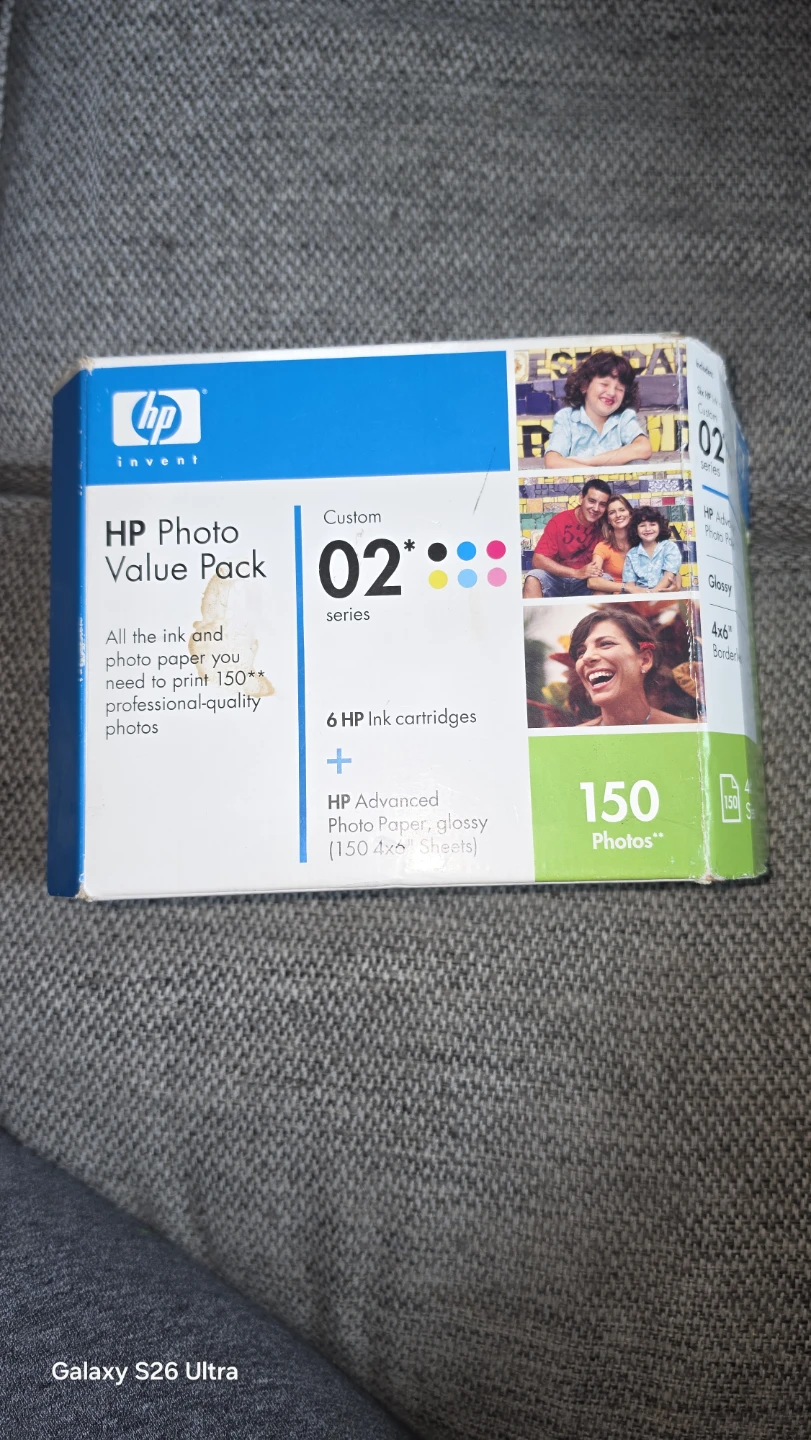 HP Photo Value Pack 02 Series Ink & Paper