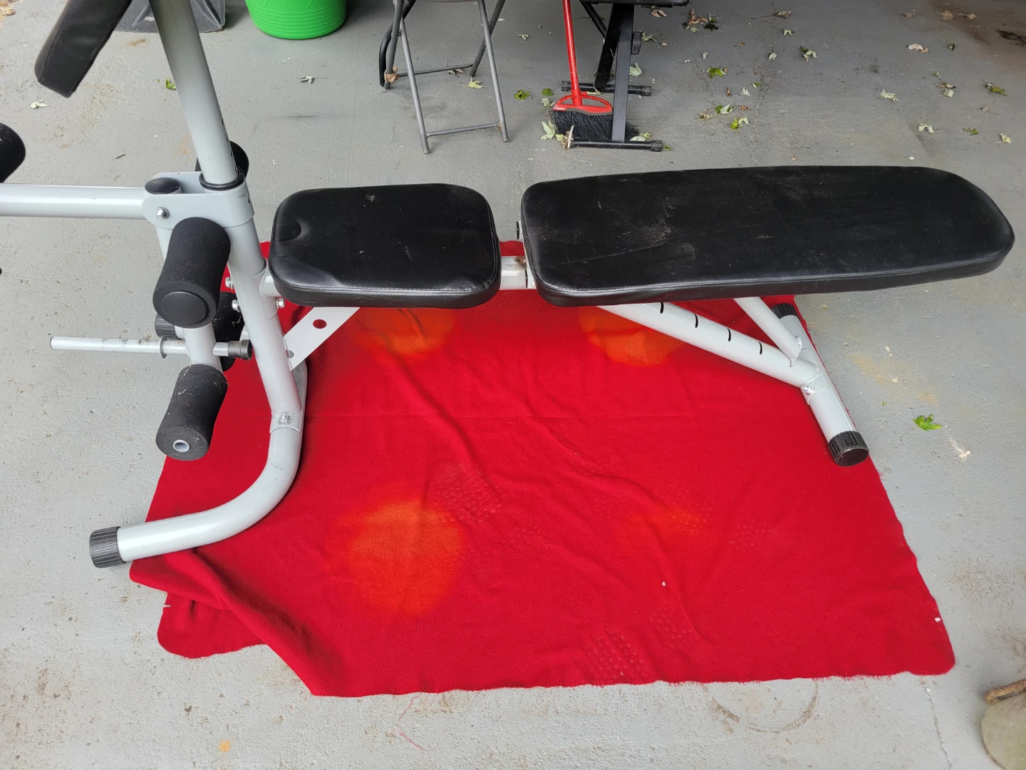 6 POSITIONS ADJUSTABLE BENCH  WITH PREACHER PAD LEG EXTENSION