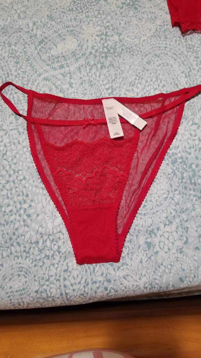 Victoria's Secret Red Lace Panty