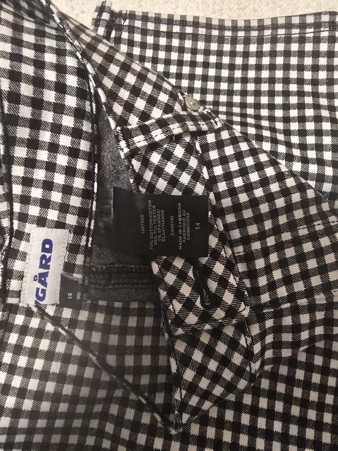 Two pairs of checkered dress pants - photo 2