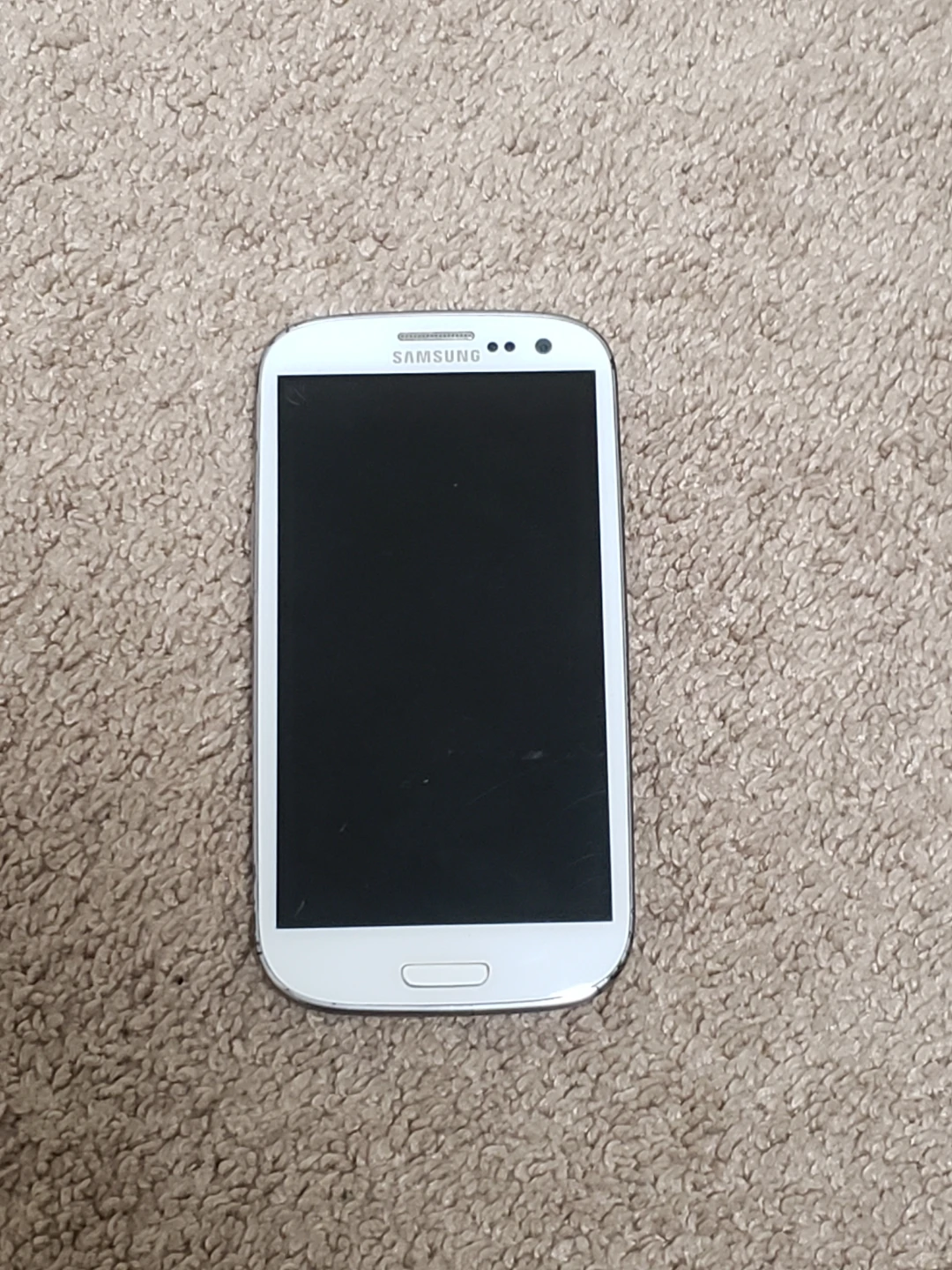 White Samsung Galaxy S3 for parts as is