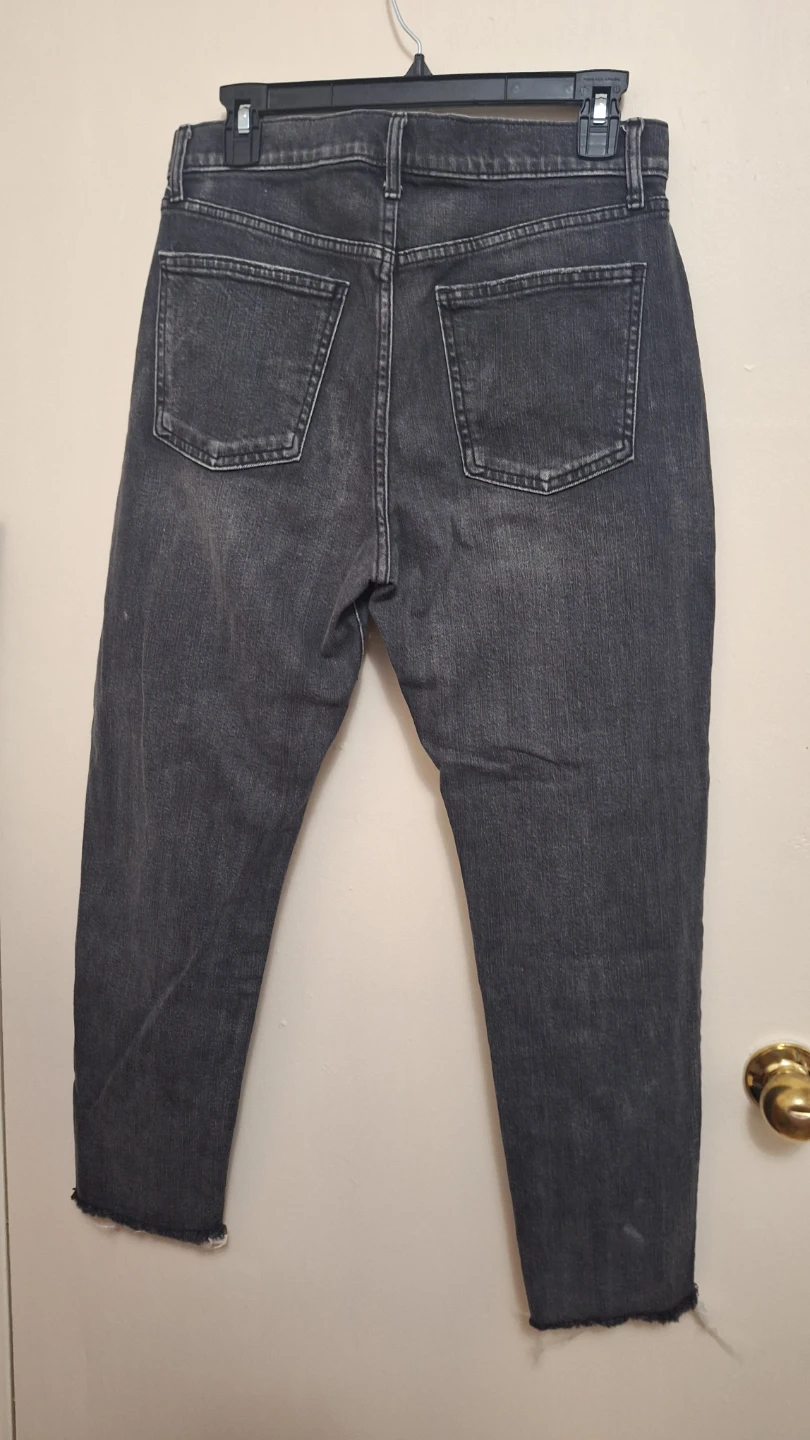 Gap Girlfriend Jeans Black - Size 28 - photo 2