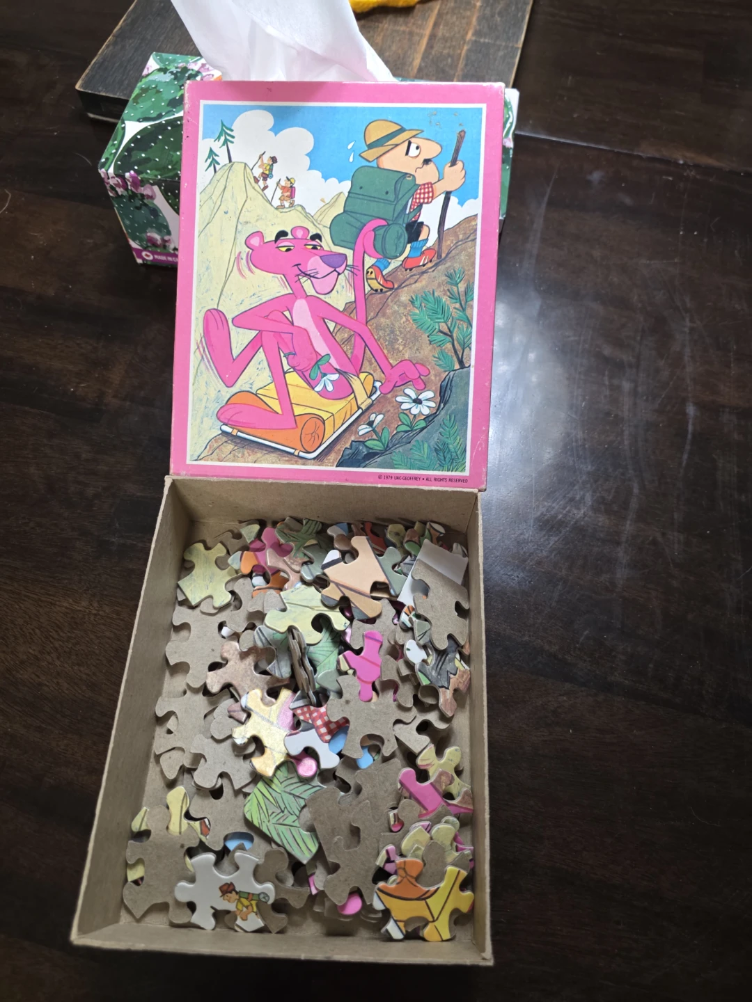 Vintage 1979 Pink Panther Jigsaw Puzzle