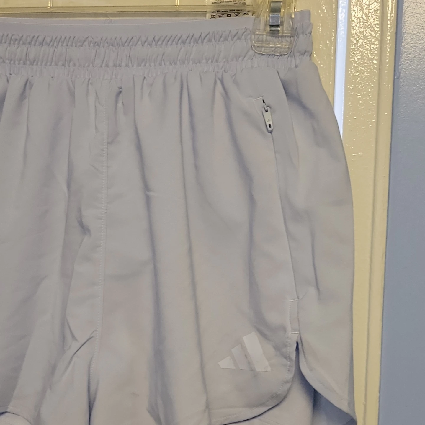 Adidas D4T G2 2-in-1 Training Shorts, Light Blue, Size S - photo 3