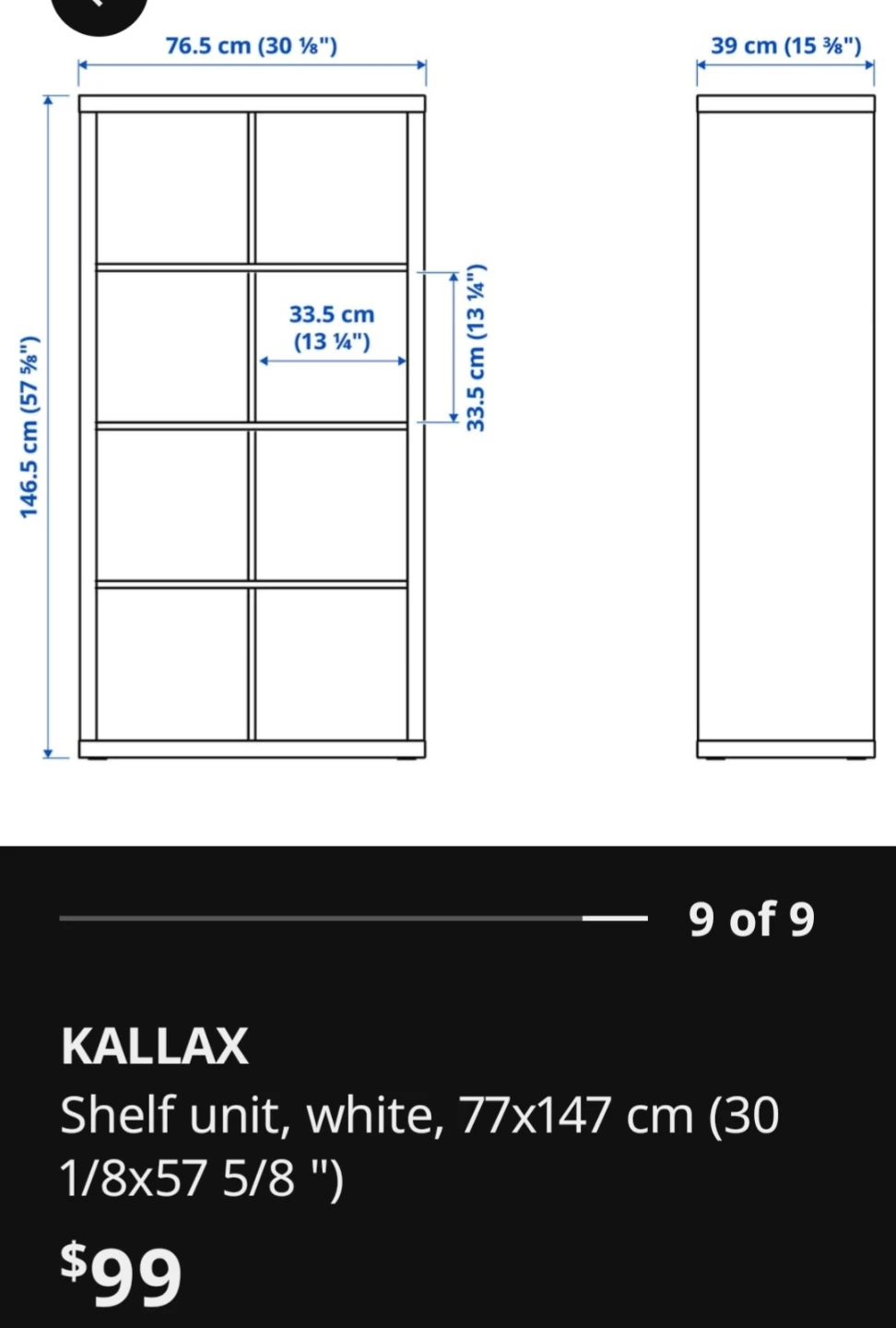 Ikea Kallax customized shelving units - photo 4