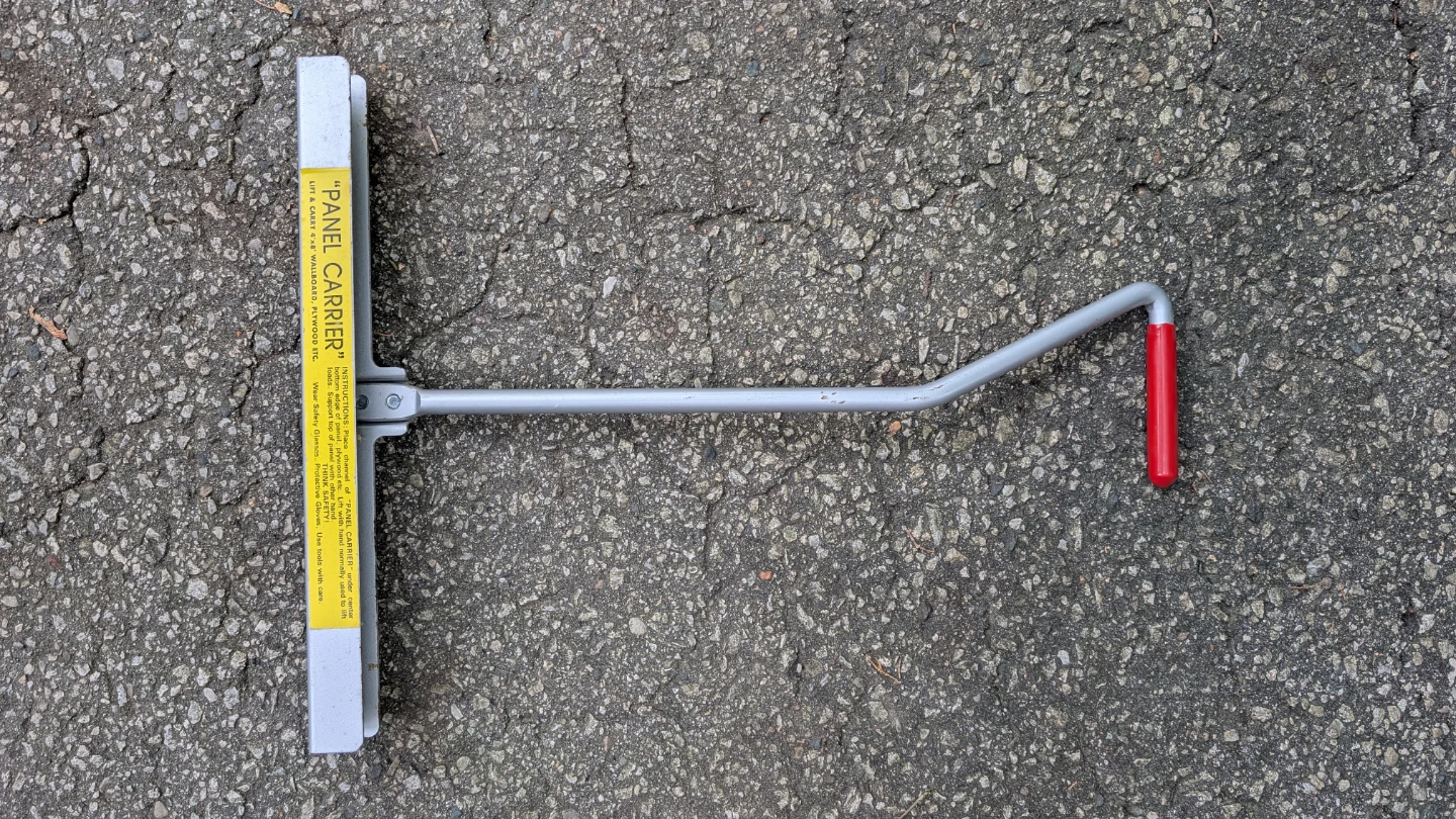 Panel Carrier for Drywall and Plywood