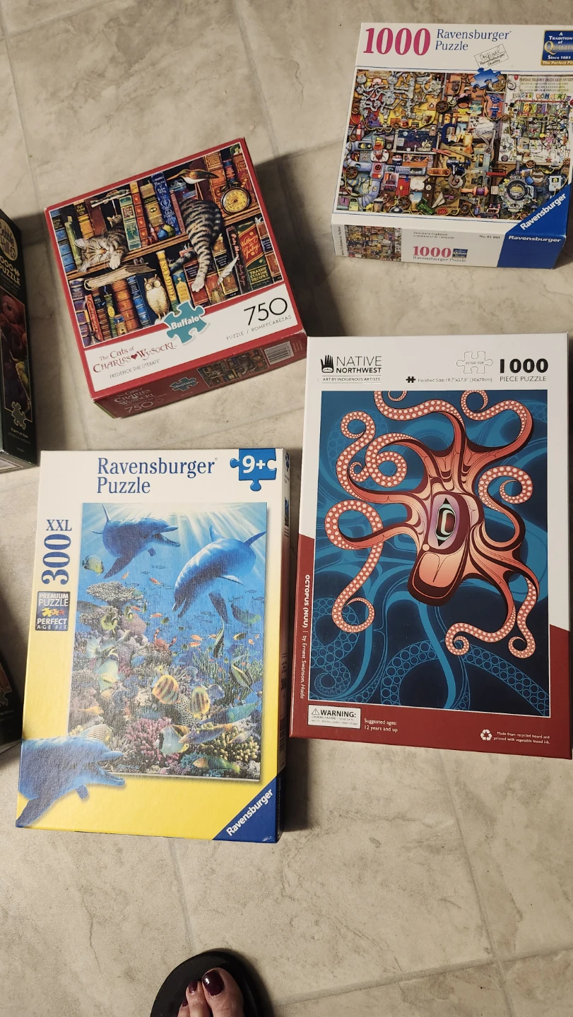 Selection of Assorted Jigsaw Puzzles