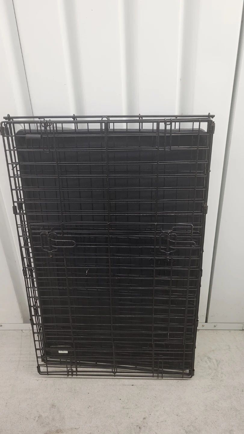 Black Wire Dog Crate with Tray - TOP PAW BRAND - photo 2