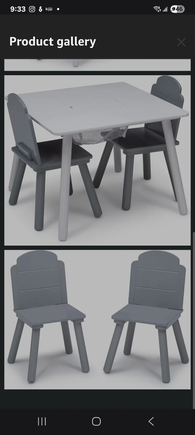 Child's table and 2 chairs brand new - photo 2