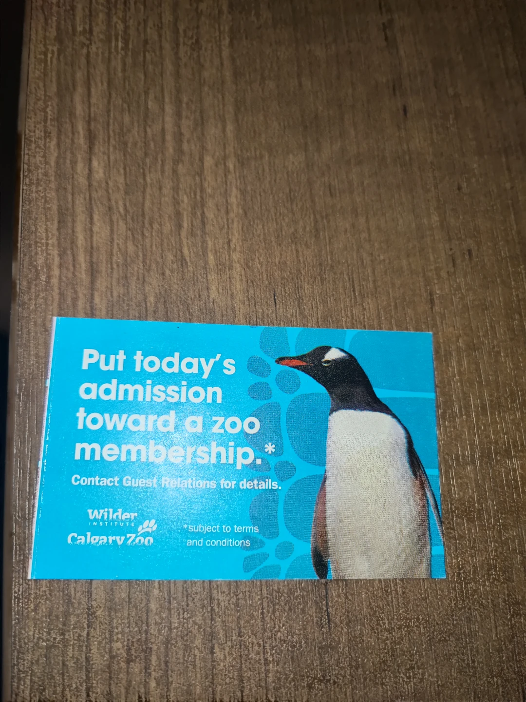 Calgary Zoo 2026 General Admission Comp Ticket - photo 2