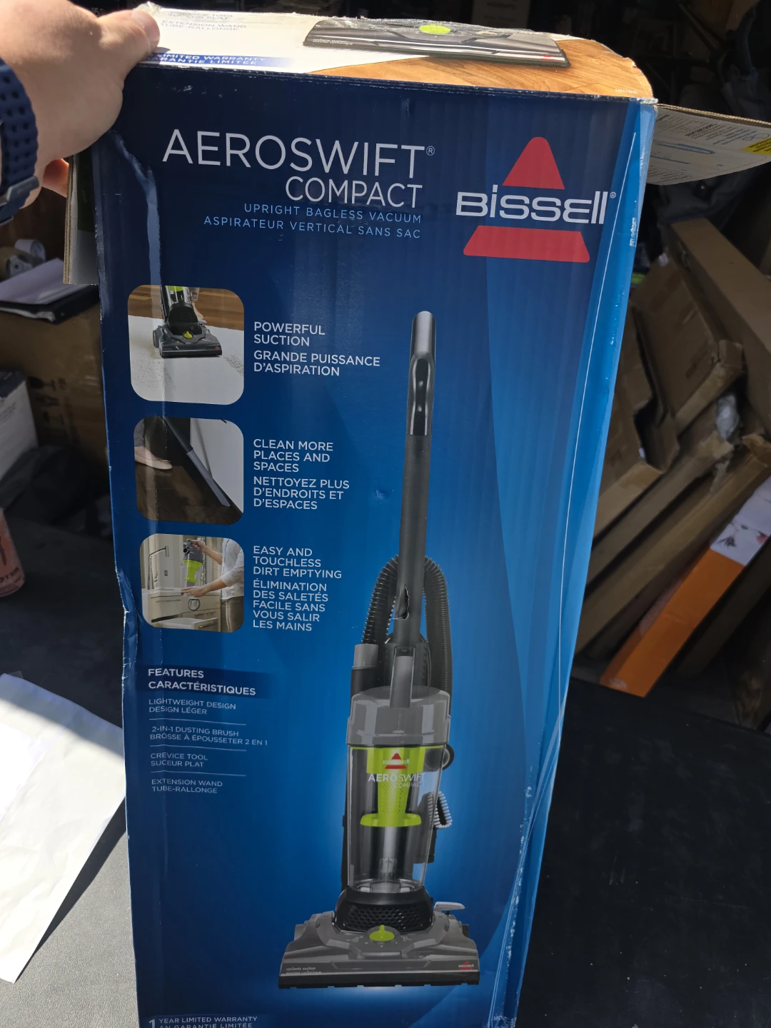 Bissell AeroSwift Compact Upright Bagless Vacuum 1808E