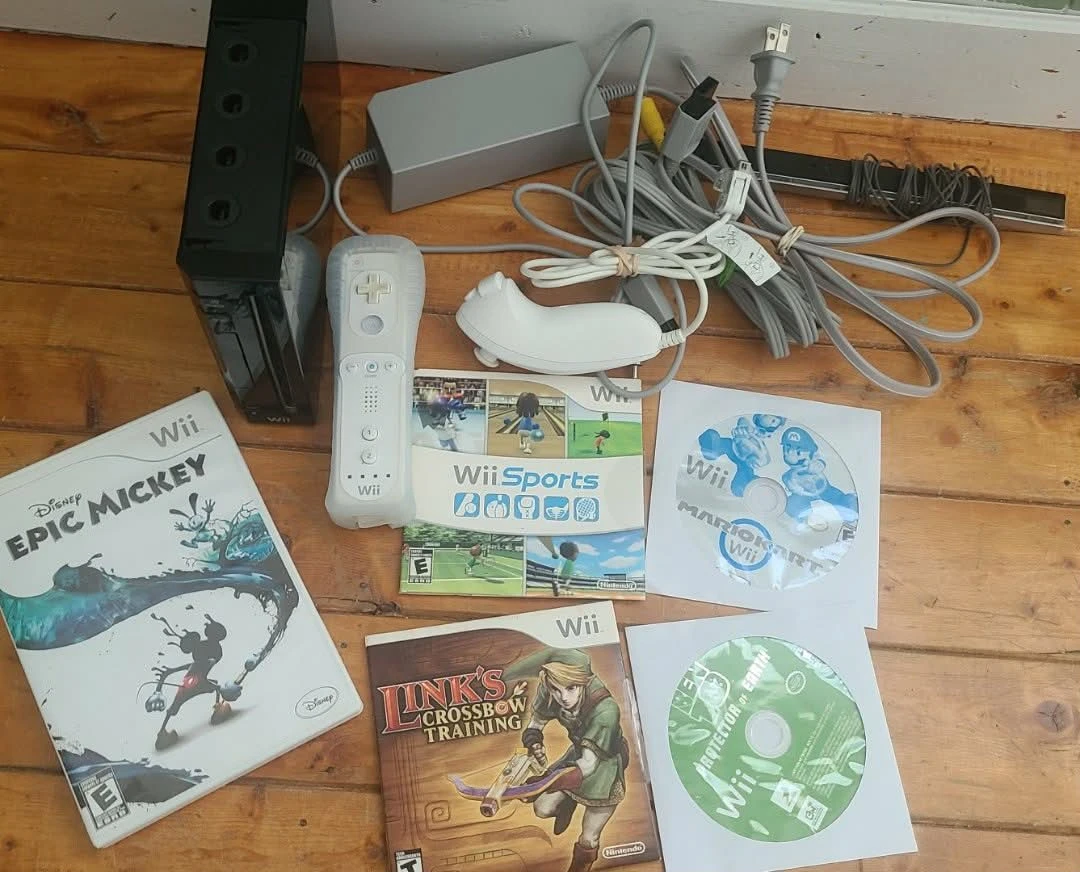 Wii with games