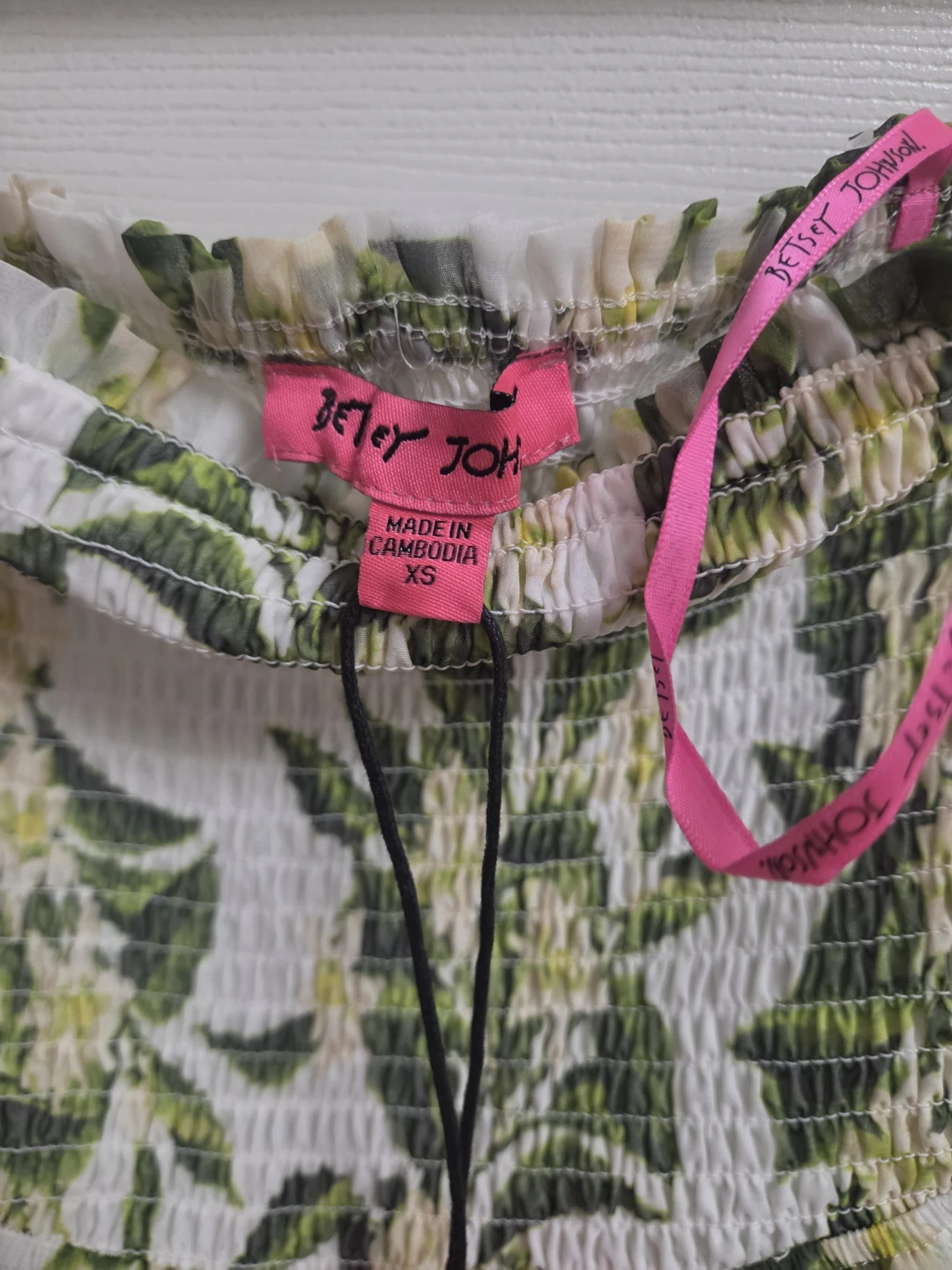 Shirt/Dress BetsyJohson Floral Puff Sleeve Dress - photo 3