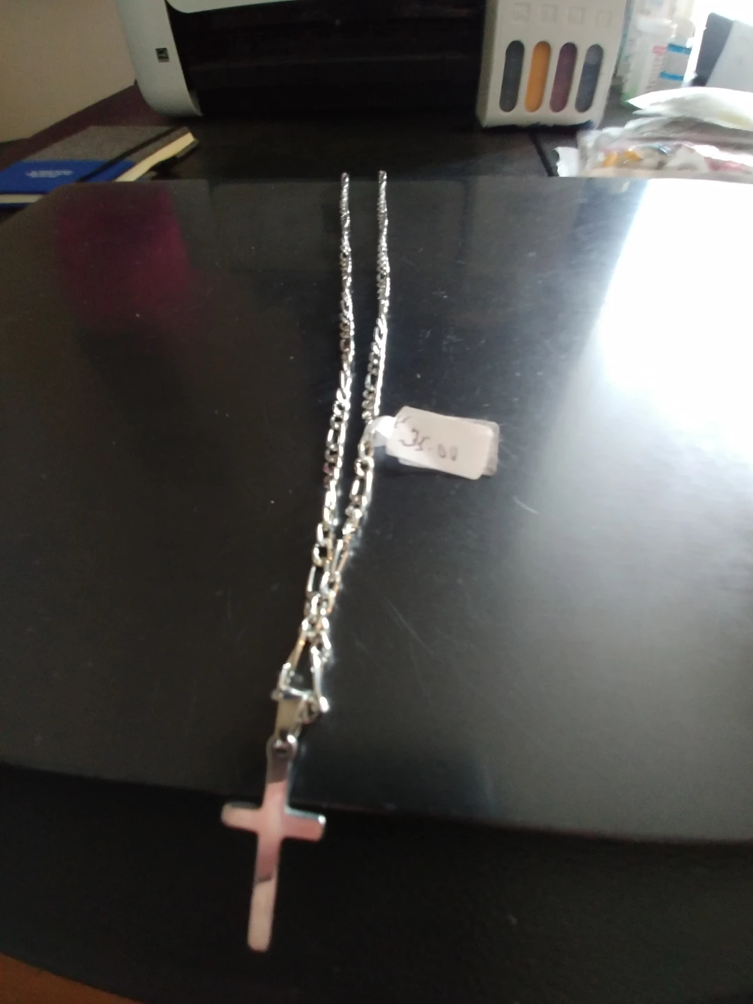 Stainless steel cross pendant
