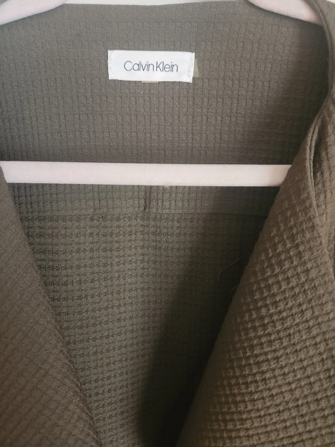 Calvin Klein Olive Green Textured Blazer - photo 2