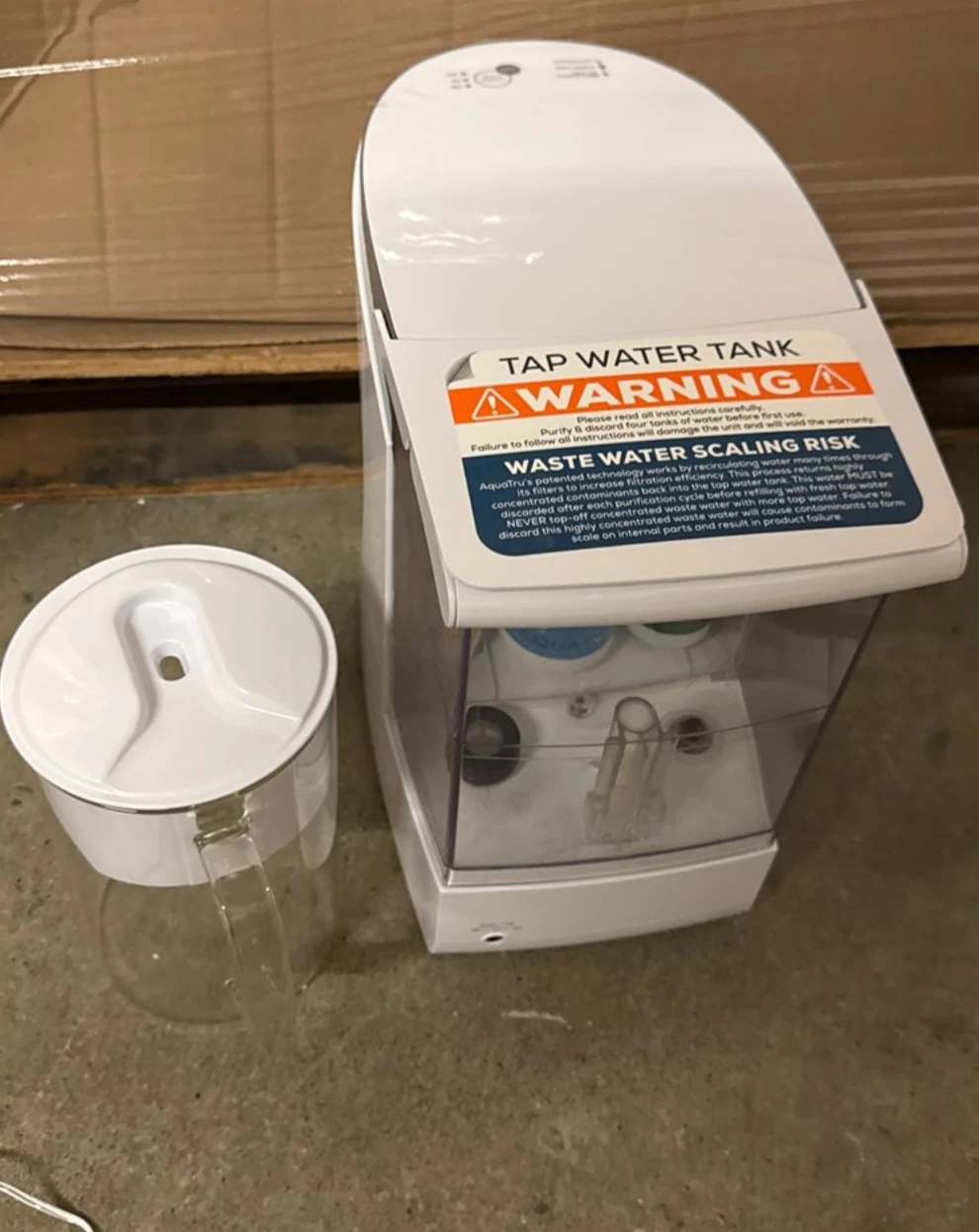 AquaTru Carafe Countertop Water Purifier - photo 2