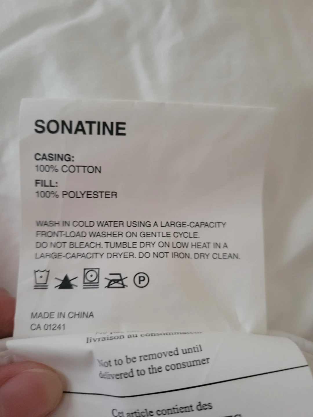 Simons Maison Sonatine White Comforter - photo 2