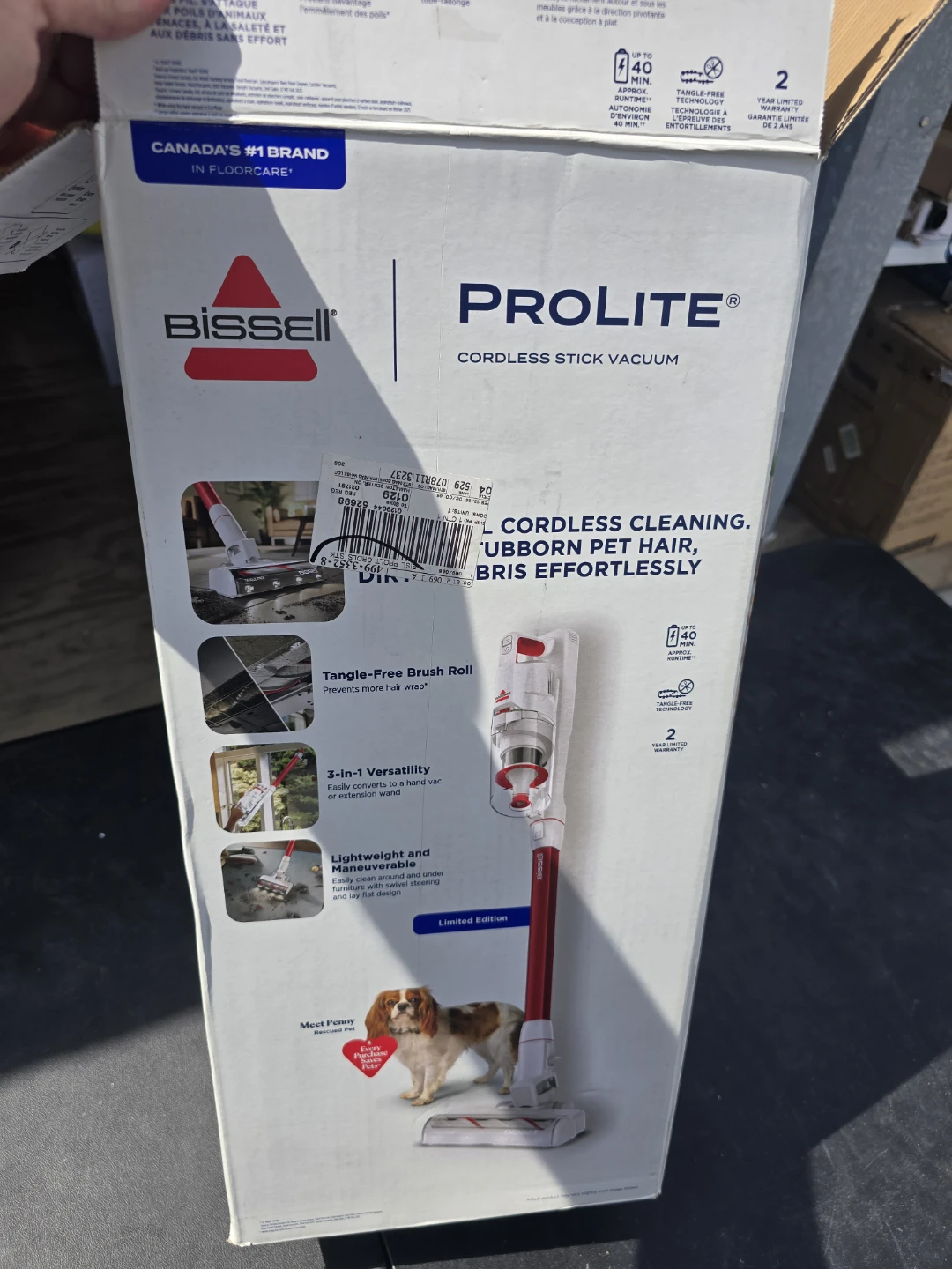 Bissell Prolite Cordless Stick Vacuum