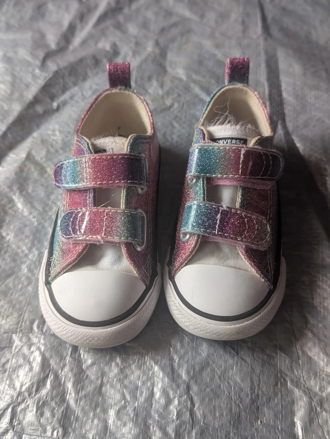 Converse glitter sneakers size 7 - photo 4