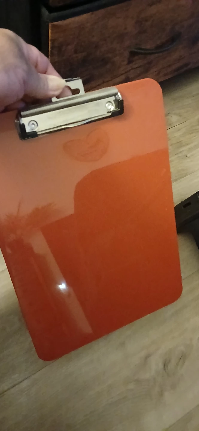Red Plastic Clipboard - photo 2