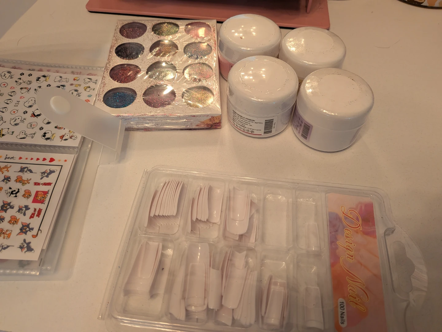 Nail Art Bundle with Decals, Glitter, and Tips - photo 3