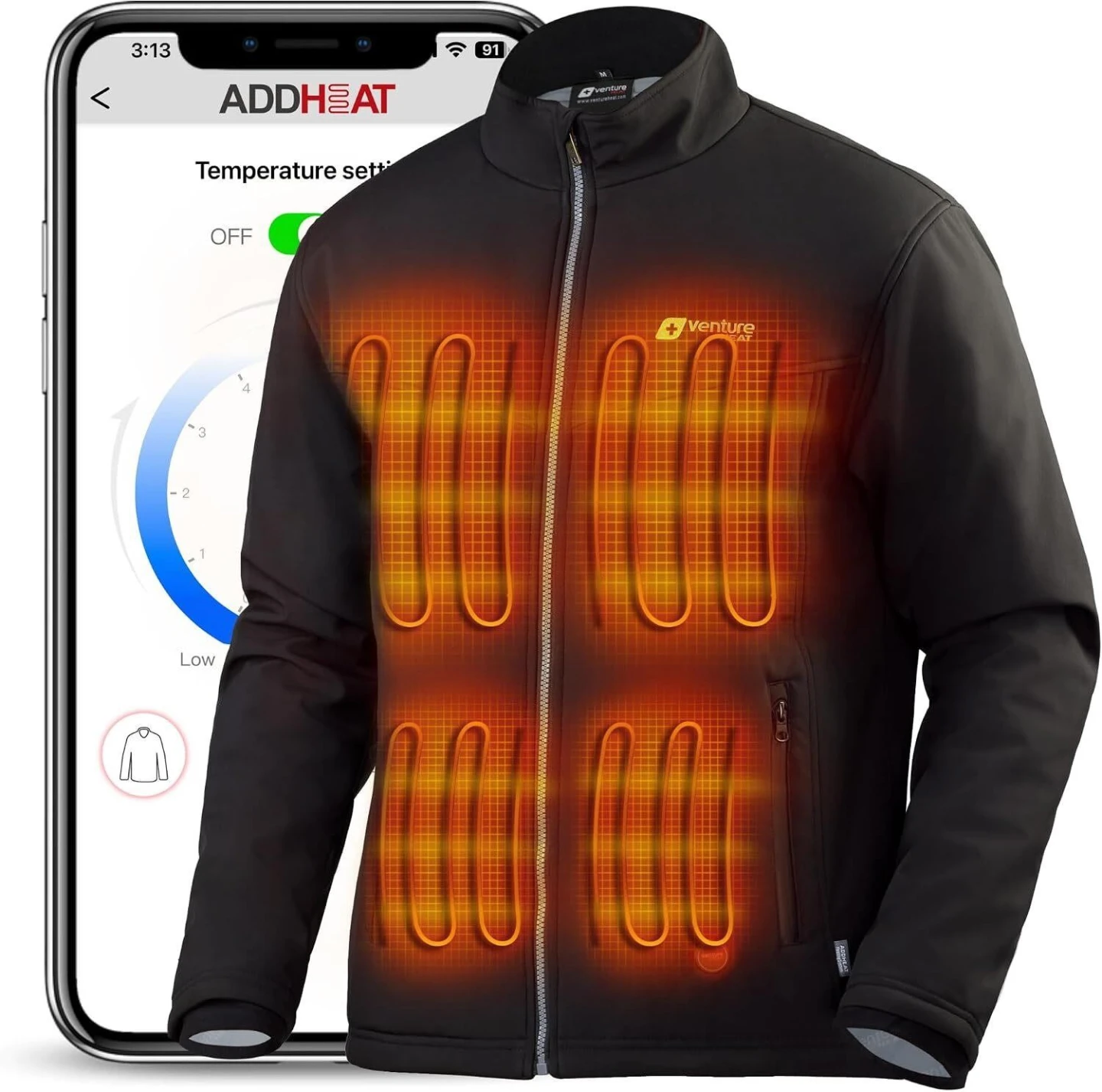 Venture Heated Womens Jacket with 750B Battery