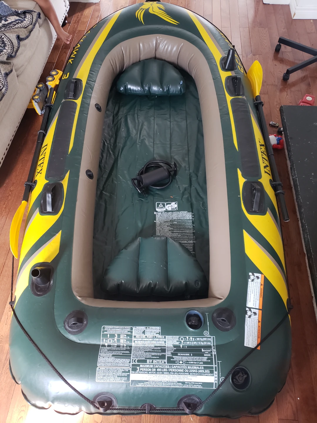 Intex Seahawk 3 Inflatable Boat - photo 3