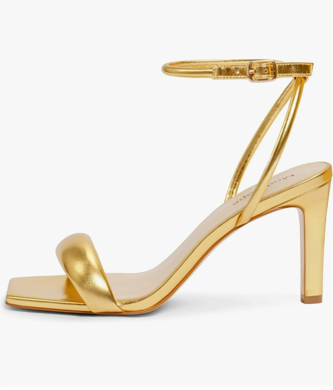 Modatope Gold Heeled Sandals - photo 2