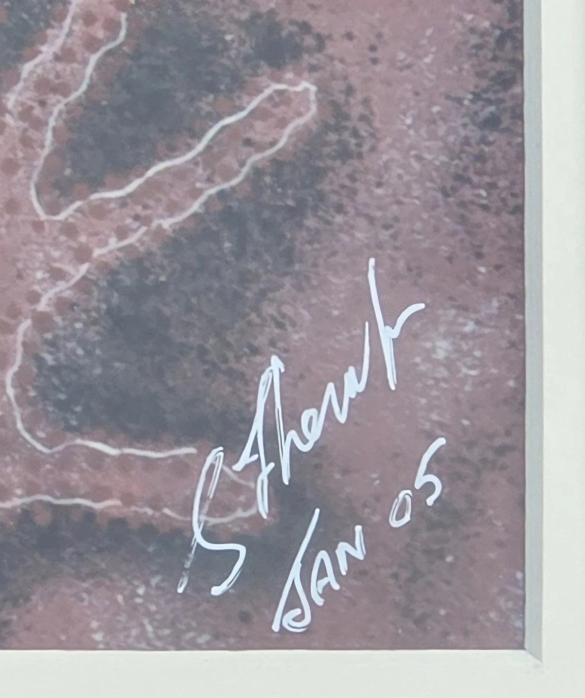 Unique Australian Signed Dot Painting - photo 3